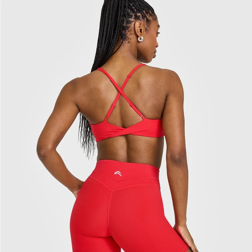 Oner Active Unified Micro Bralette in Muscle Mommy Red (SOLD OUT ONLINE) - Picture 2 of 6